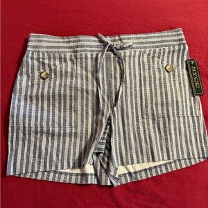NYC Blue Striped Women's Shorts